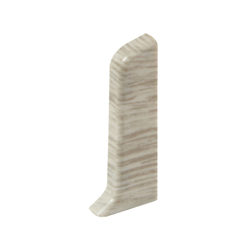 Terminatie pentru plinta, stanga / dreapta, SET 10456-4640V, PVC, gri nisip, 52 x 22 mm, 4 buc / set