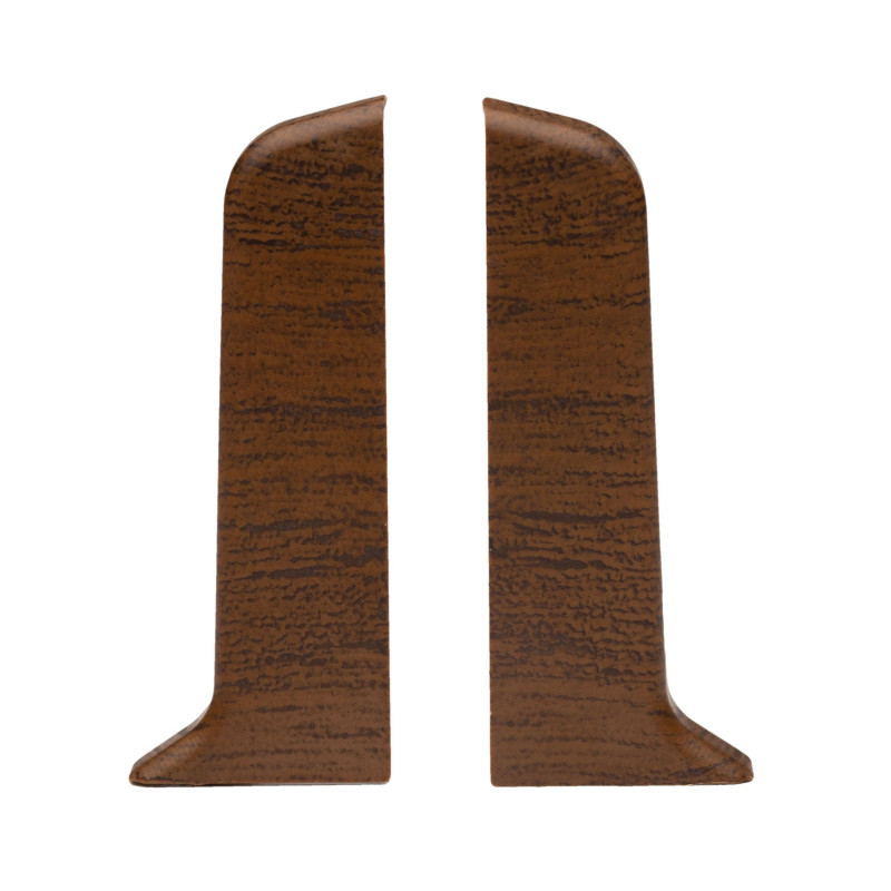 Terminatie pentru plinta, stanga / dreapta, SET 10456-6018, PVC, Rhea, 52 x 20 mm, 4 buc / set