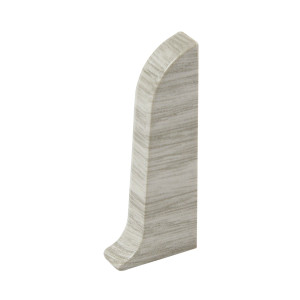 Terminatie pentru plinta, stanga / dreapta, Vilo Flex 5102, PVC, molid, 55 x 22 mm, 2 buc / set