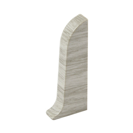 Terminatie pentru plinta, stanga / dreapta, Vilo Flex 5102, PVC, molid, 55 x 22 mm, 2 buc / set