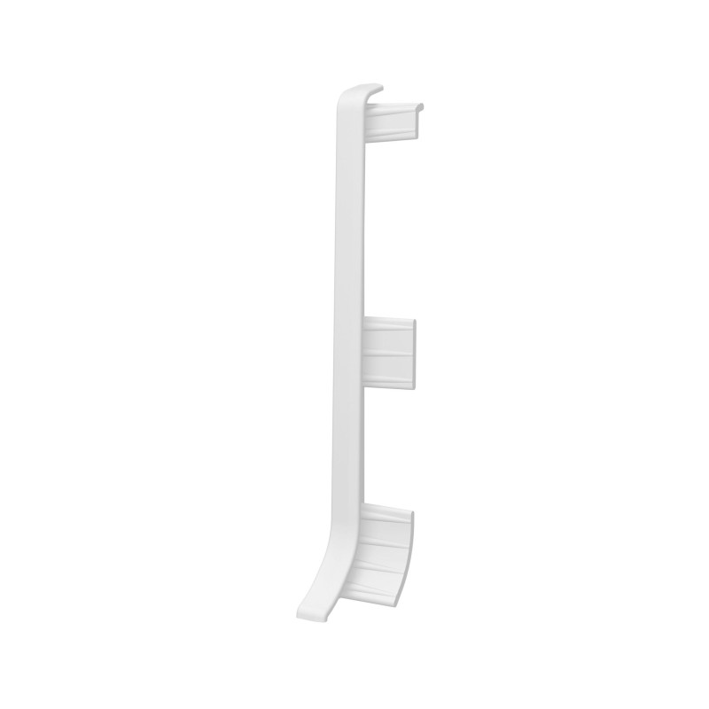 Terminatie pentru plinta, stanga / dreapta, Vilo Linela 401, PVC, alb, 80 x 16 mm, 2 buc/set