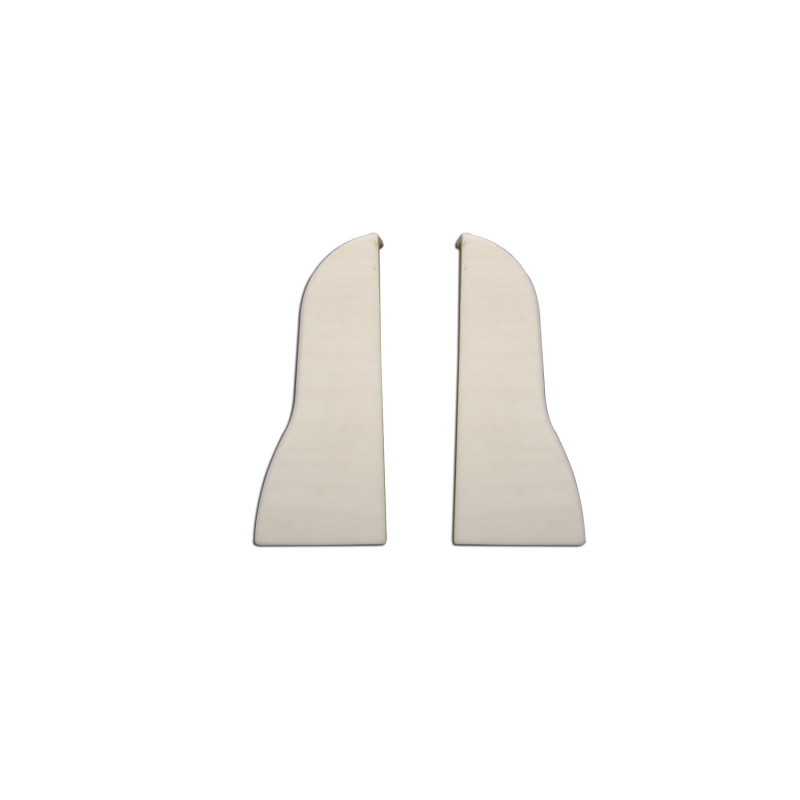 Terminatie pentru plinta, stanga / dreapta, VKP 53.01, PVC, alb, 45 x 35 mm, 4 buc / set