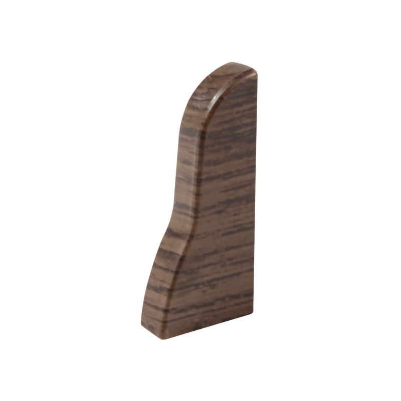Terminatie pentru plinta, stanga / dreapta, VKP 53.22, PVC, Wenge bosa, 53 x 40 mm, 4 buc / set