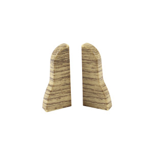 Terminatie pentru plinta, stanga / dreapta, VKP 53.23, PVC, stejar bora, 53 x 15 mm, 4 buc / set