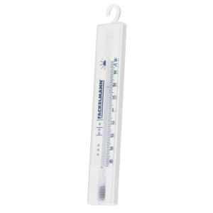 Termometru pentru aparate frigorifice, Fackelmann 16381, plastic, alb, 22.6 x 7.9 x 1 cm