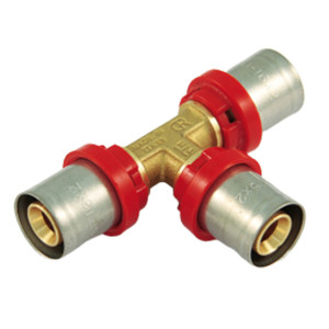 Teu presare PFM9 Tiemme, pentru incalzire in pardoseala cu agent termic, alama, D 16.2 mm