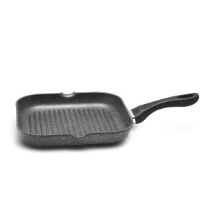 Tigaie grill Nordic Granit line, aluminiu + granit, 27 x 27 cm