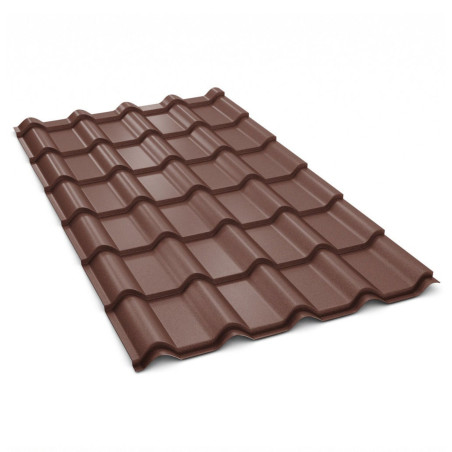 Tigla metalica Bilka Balcanic, maro mat (RAL 8017), 2230 x 1180 x 0.5 mm