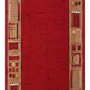 Traversa Jena 10, poliamida, rosu bordeaux, latime 100 cm, dreptunghiulara