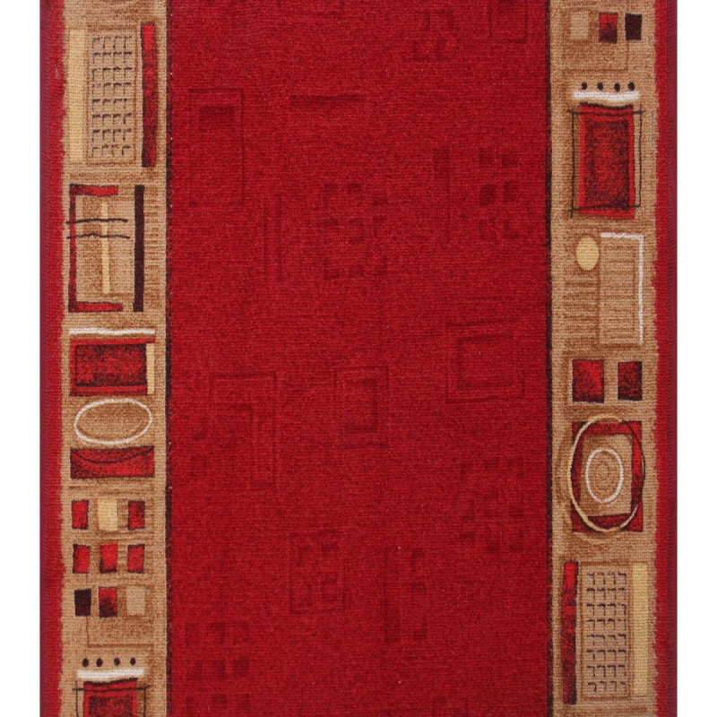 Traversa Jena 10, poliamida, rosu bordeaux, latime 100 cm, dreptunghiulara