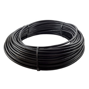 Tub pentru irigatii prin picurare, Aquafix, 0.9 mm, D 16 mm, distanta orificii 40 cm, 2l/h, rola 100 m