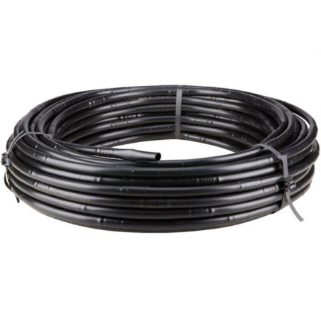 Tub pentru irigatii prin picurare, Grunman, 36 mil, D 16 mm, distanta orificii 20 cm, 4l/h, rola 100 m