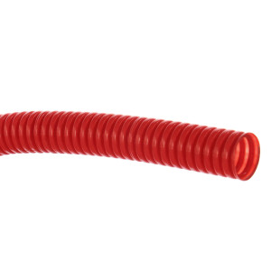 Tub protectie 25 mm pentru teava PEX D 16 mm, rosu, pentru incalzire in pardoseala cu agent termic