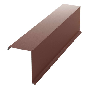 Bordura fronton Bilman maro mat (RAL 8017) 2000 x 312.5 x 0.4 mm