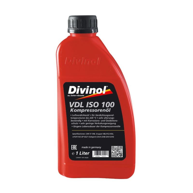 Ulei pentru compresor, Divinol VDL ISO 100, 1 litru