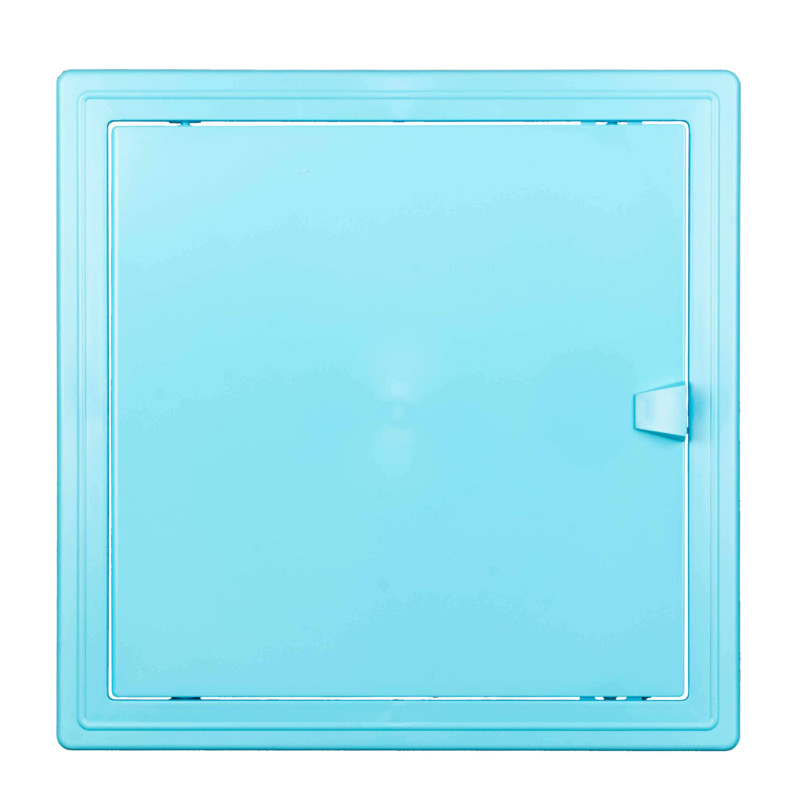 Usita vizitare, TE-MA, pentru instalatiile sanitare, albstru deschis, 15 x 15 cm