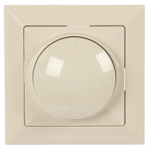 Variator de tensiune Abex Perla SO-1P, bej, 400W, rama inclusa
