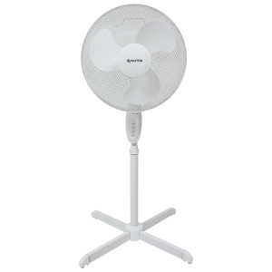 Ventilator cu picior Paxton VP-45-400, 45 W, 3 viteze, diametru 40 cm, inaltime reglabila, functie de oscilatie 70 grade, alb