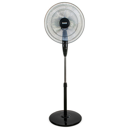 Ventilator cu picior Zass ZF 1606, 45 W, 3 viteze, diametru 41 cm, functie de oscilatie 90 grade dreapta - stanga, ajustare pozi