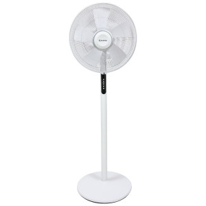 Ventilator cu picior / de birou Paxton V-3-400T, 55 W, 3 viteze, diametru 40 cm, timer, functie de oscilatie, alb, telecomanda