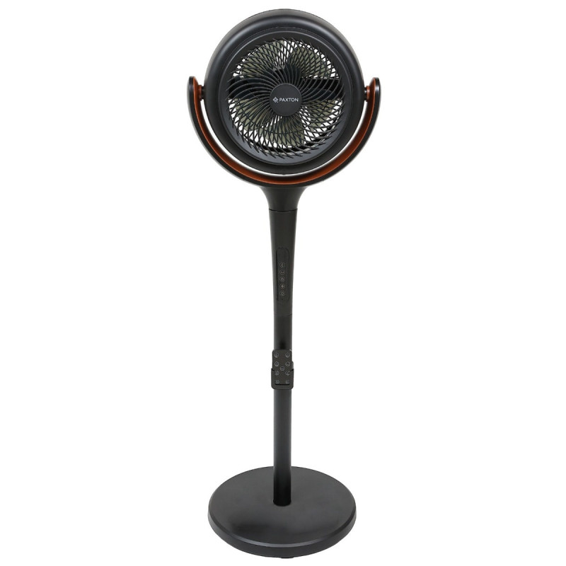 Ventilator cu picior / de birou Paxton V-3D-24DA, 24 W, 12 viteze, diametru 30 cm, timer, functie de oscilatie, negru, telecoman