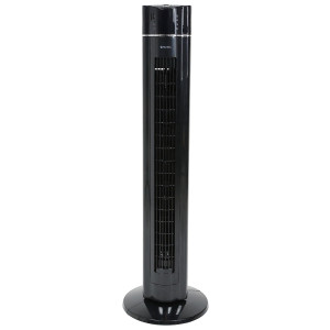 Ventilator turn Paxton VTD-60-1067, 60 W, 3 viteze, inaltime 106.7 cm, functie de oscilatie, timer, functie de ionizare, negru, 