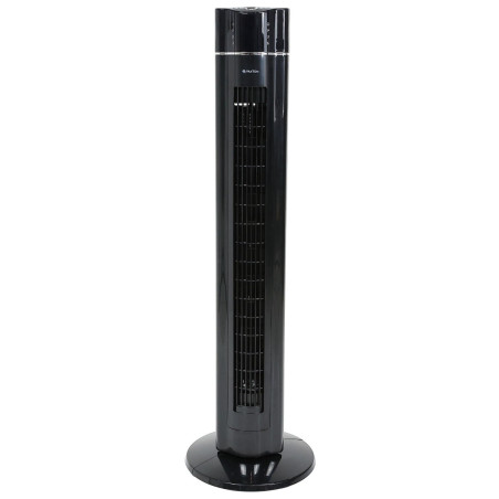 Ventilator turn Paxton VTD-60-1067, 60 W, 3 viteze, inaltime 106.7 cm, functie de oscilatie, timer, functie de ionizare, negru, 