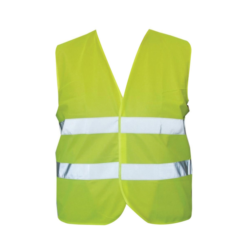 Veste semnalizare cu banda reflectorizanta, EV5, galben neon, marimea XL