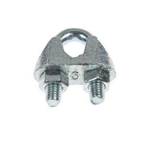 Brida zincata pentru legare cablu otel de 6 mm, Cablero CD011A06U