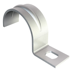 Brida zincata pentru teava 9 mm, OBO 1003097, otel zincat galvanizat, set 100 bucati