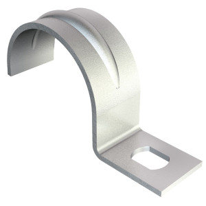 Brida zincata pentru teava, OBO 1003208, otel zincat galvanizat, 20 mm, set 100 bucati
