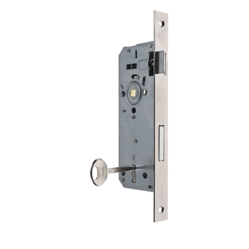 Broasca ingropata pentru usa interior, Kale 151R-40/P23 CR L-90, cu 1 cheie, 40 x 90 mm