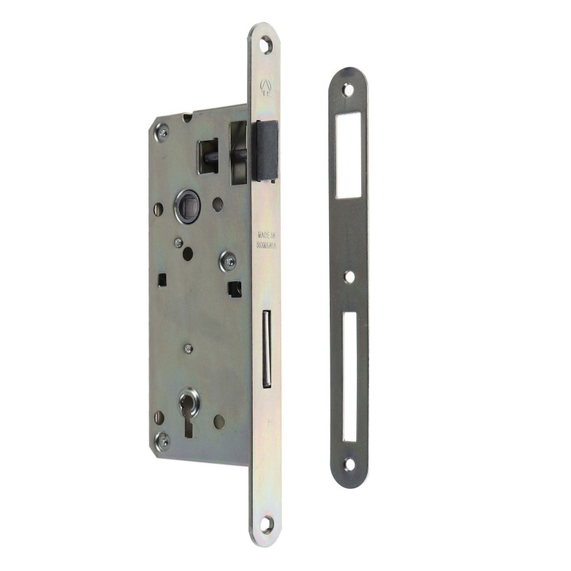 Broasca ingropata pentru usa interior, Verofer 35-033, cu 2 chei, 42.5 x 90 mm