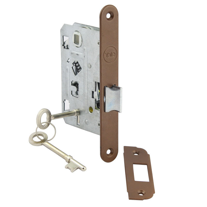 Broasca ingropata pentru usa interior, Yale 635.1 SVG AI, cu 2 chei, 43 x 72 mm