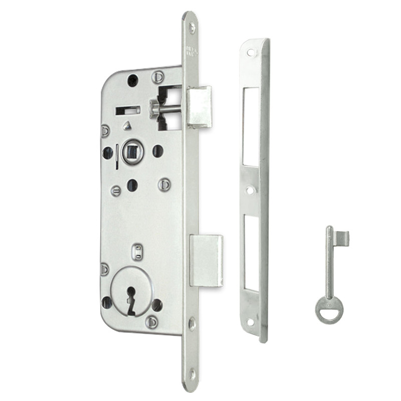 Broasca ingropata pentru usi interior, Abus Midi 7 BB N, cu 1 cheie, 90 x 40 mm