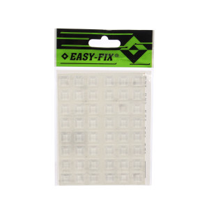 Bumpon autoadeziv, transparent, M 448.55.00, 13 x 13 x 3 mm, set 48 bucati