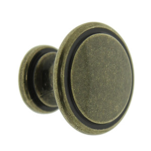 Buton pentru mobila, metalic, grafiat, M 880.09, 30 x 23 mm