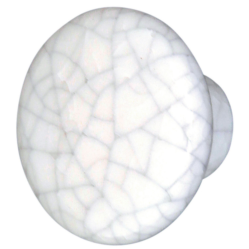 Buton pentru mobila, portelan, ivoire, model mozaic, M 485.20.100
