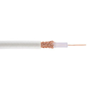 Cablu TV, coaxial, TCC2YY-I (RG59/U) 1 x 0.6 mm, otel cuprat
