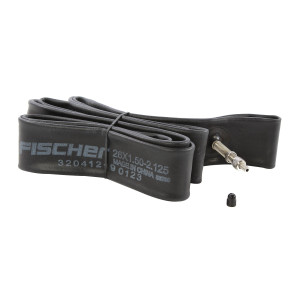 Camera pentru anvelopa bicicleta Fischer, cauciuc, 26 inch, cu valva 26.5 mm pentru ventil tip Dunlop