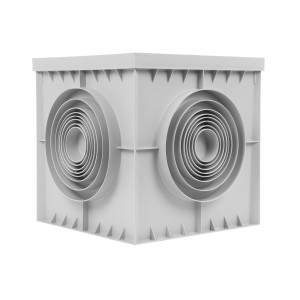 Camin colector, pentru scurgere si evacuare apa, monolitic, copolimer, 400 x 400 mm