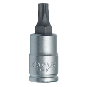 Cap cheie tubulara, profil torx exterior, Kronus, TX10 x 1/4
