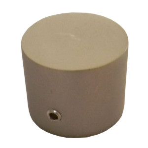 Cap galerie Endcap, 20 mm, inox