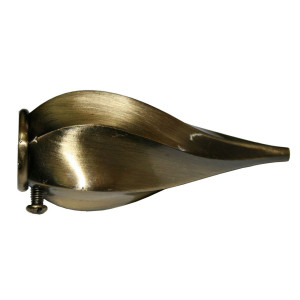 Cap galerie Iris, 16 mm, auriu antic
