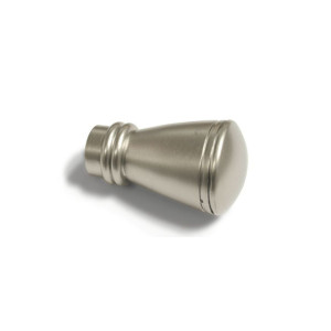 Cap galerie Romana Konus, 20 mm, argintiu satin 12994