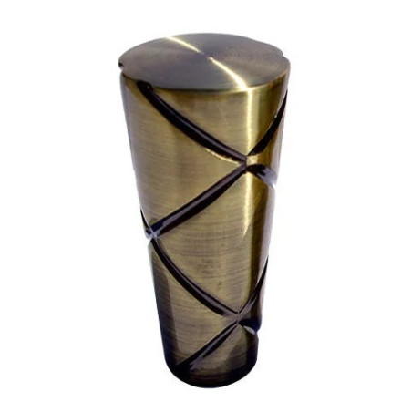 Cap galerie Zeus, 19 mm, auriu antic