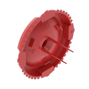 Capac cu semnalizare Obo ST 2003760, pentru doze D 60 mm sub tencuiala
