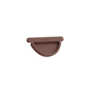 Capac de jgheab pentru sistem pluvial Bilka, metalic, maro ciocolatiu (RAL 8017), mat, D 125 mm