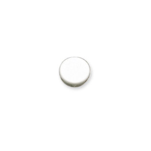 Capac mascare surub, pentru sina perdea, PVC, alb, set 10 bucati