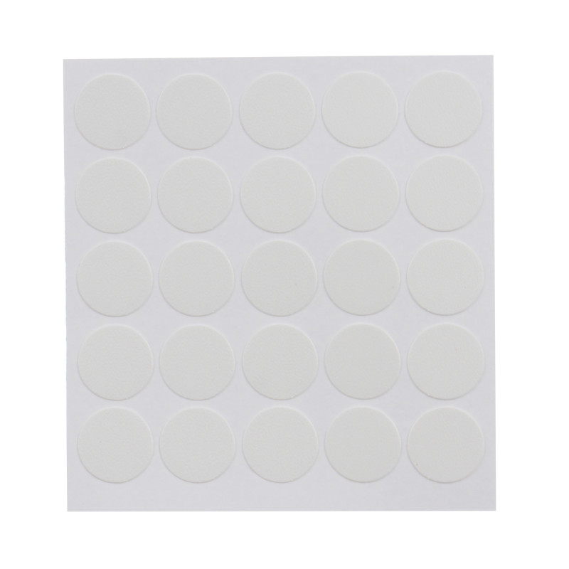 Capac mascare suruburi mobila, 12 mm, alb, set 100 bucati